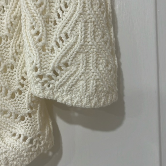 Talbots Cream Knit Sweater Cardigan Great Condition - Picture 5 of 7